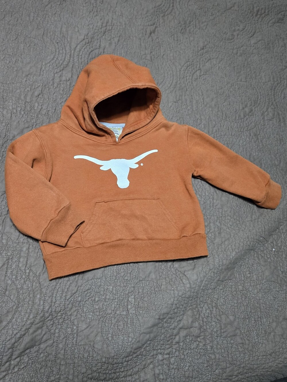 Toddler boy or girl Texas Longhorns jacket, kangaroo pocket, bevo, Kids 2